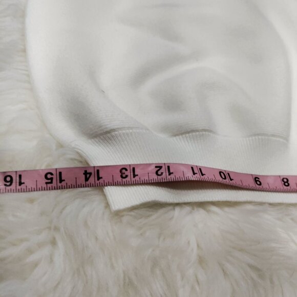 Sachin & Babi White High-Neck Sweater Lace Trim Sleeves Women's Size Small NWOT - Picture 13 of 14